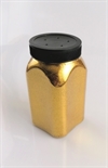  Dåse / Box med Glimmer / glitter til dekorationer. ca. 340 g. Guldfarvet.
